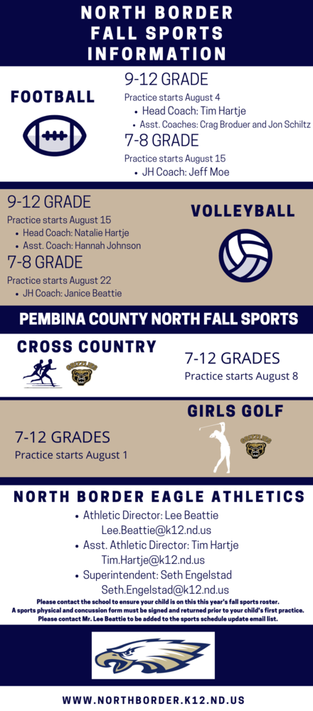 Fall Sports Information