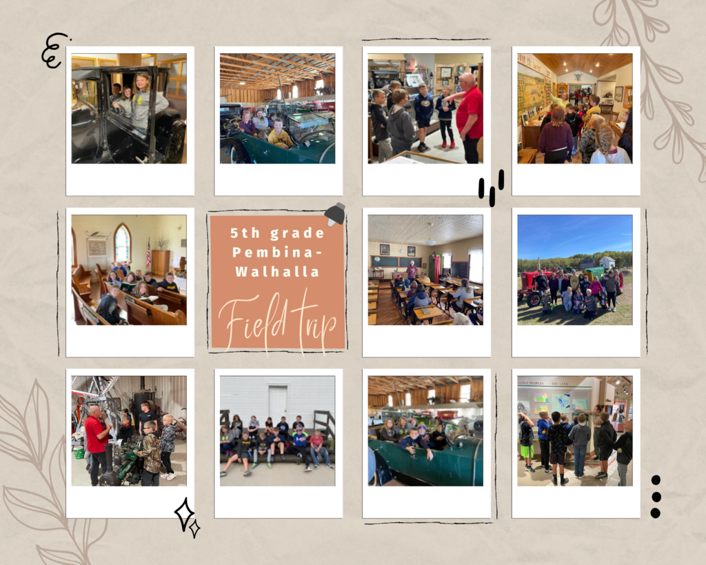 Some pictures from Pembina and Walhalla 5th graders on their field trip this week!