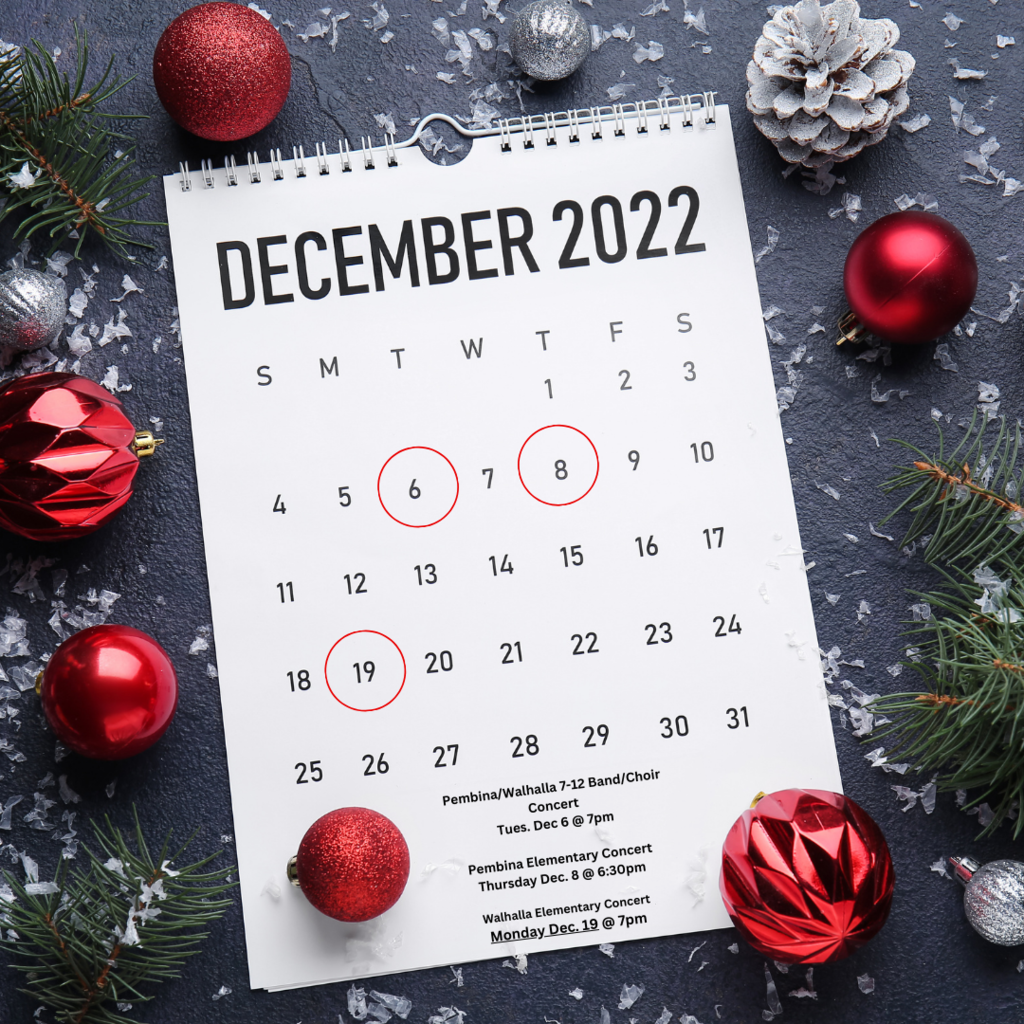 Reminder: Upcoming Christmas concerts