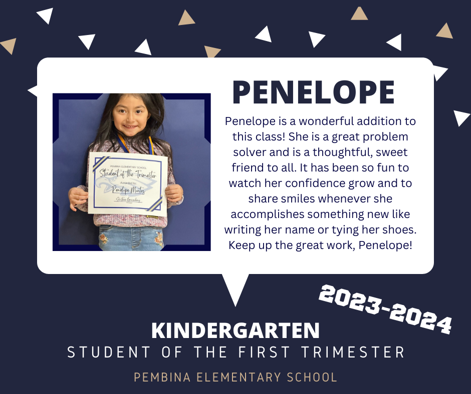 Penelope in kindergarten!