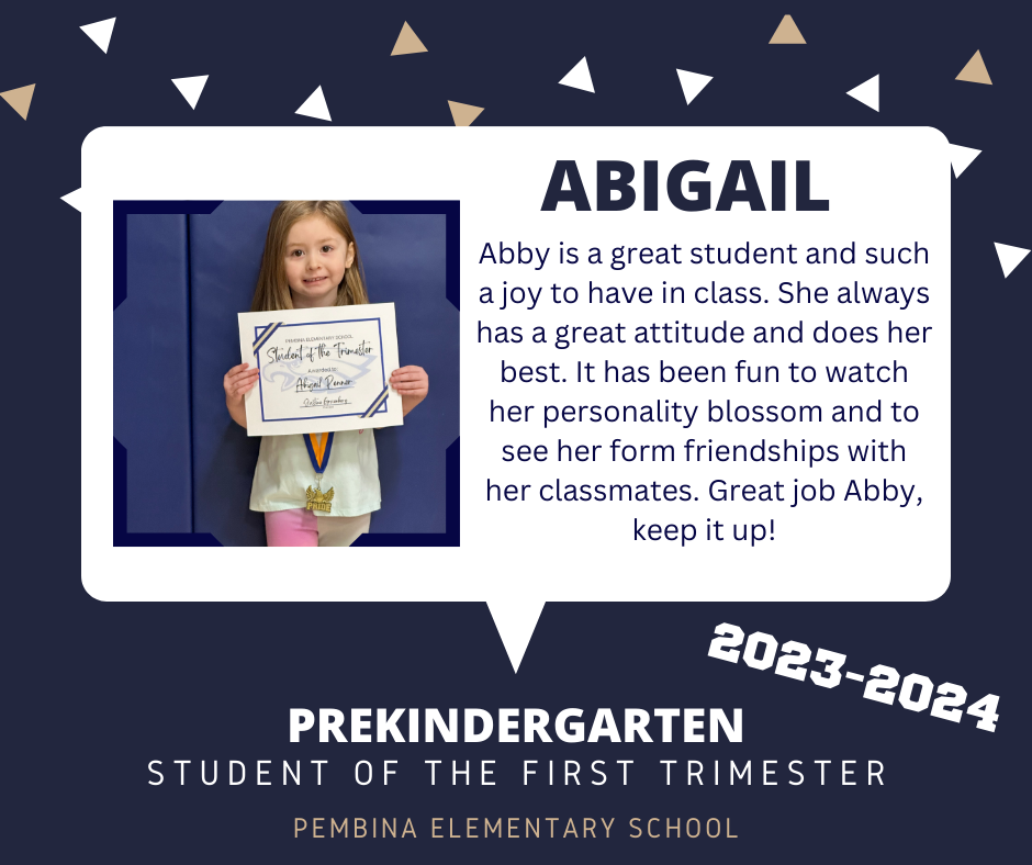 Abigail in PreK!